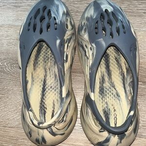 Yeezy Gray and Cream Sneakers